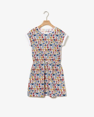 Robe Fille sans manches en coton imprim&eacute; Collab Keith Haring