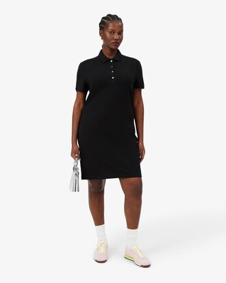 Robe polo slim fit en mini Piqu&eacute; stretch