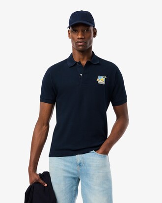 Polo L.12.12 Lacoste x Club Med avec badge