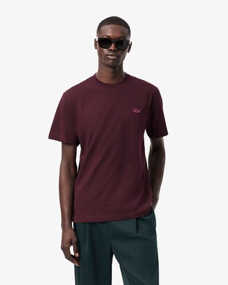 T-shirt jersey crocodile m&eacute;tallis&eacute;