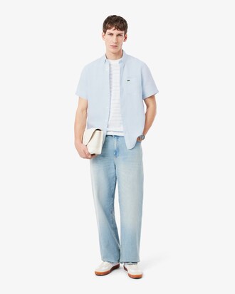 Chemise manches courtes en lin