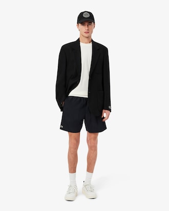 Short de bain mi-long uni