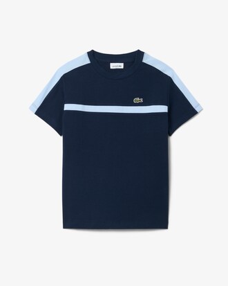 T-shirt coton color-block