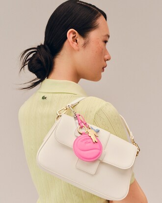Porte-cl&eacute;s L Charms raquette tennis miroir