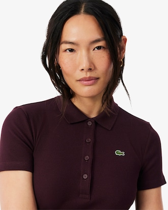 Polo L.12.D slim fit coton c&ocirc;tel&eacute;