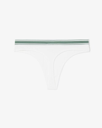 String coton stretch ceinture contrast&eacute;e