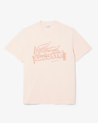 T-shirt jersey de coton imprimé