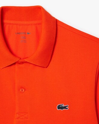 Polo regular fit en coton mélangé