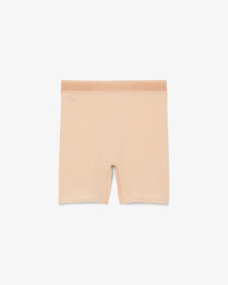 Short cycliste taille haute microfibre