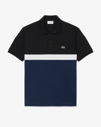 Polo Petit Piqu&eacute; color-block classic fit