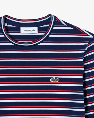 T-shirt manches longues coton rayé