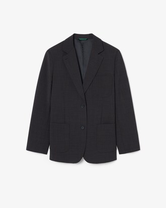 Blazer laine m&eacute;lang&eacute;e