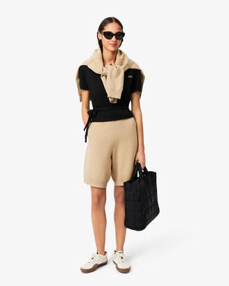Polo cache-cœur en mini Piqué stretch