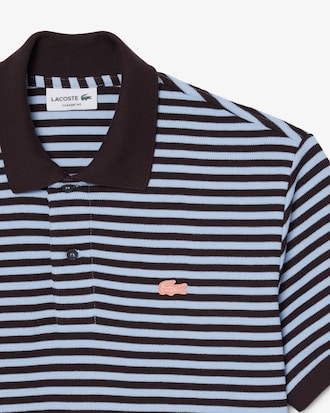 Polo classic fit textur&eacute; rayures