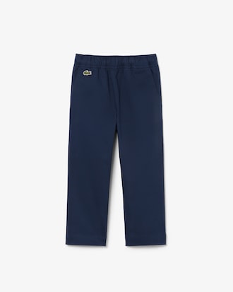 Pantalon chino gabardine de coton stretch