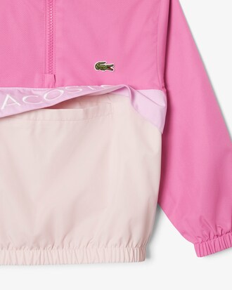 Coupe-vent &agrave; capuche mixte taffetas diamant&eacute;