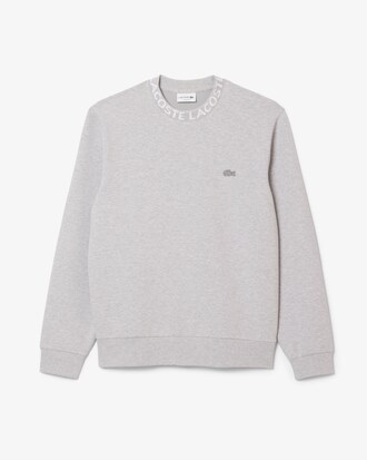 Sweatshirt jersey marquage jacquard