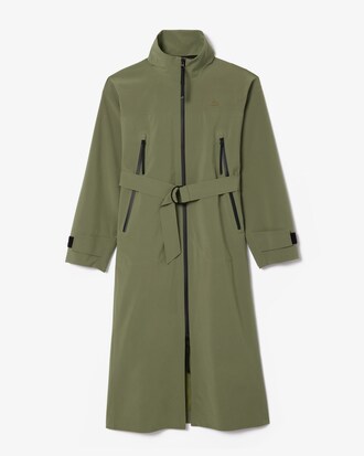 Parka longue à capuche oversize imperméable