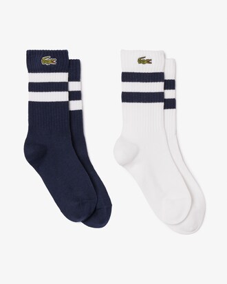 Chaussettes coton rayées