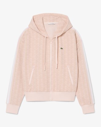 Sweatshirt &agrave; capuche jacquard monogramme