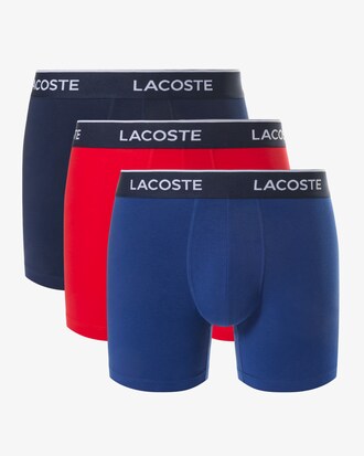 Lot de 3 boxers longs coton stretch