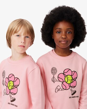 Sweatshirt col rond imprimé