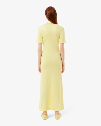 Robe col polo Piqué Défilé