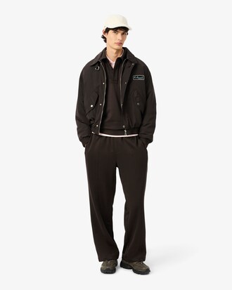 Sweatshirt polo loose fit molleton