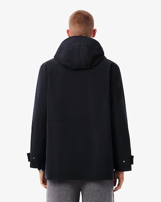 Parka à capuche mi-longue déperlante