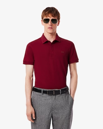 Polo Paris regular fit en Piqué stretch
