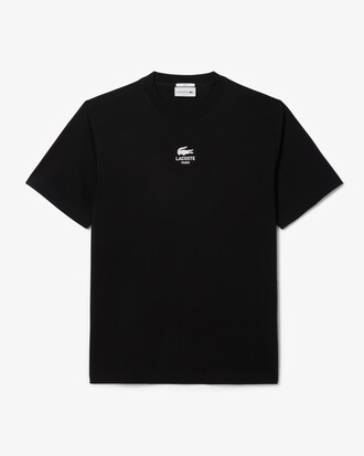 T-shirt coton imprimé signature
