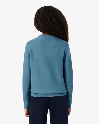 Pull col rond coton