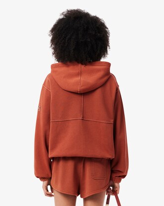 Sweatshirt oversize zippé effet délavé