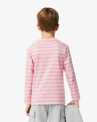 T-shirt manches longues coton épais rayé
