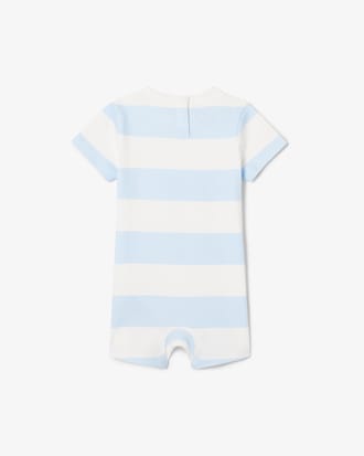 Combinaison layette b&eacute;b&eacute; interlock ray&eacute;e