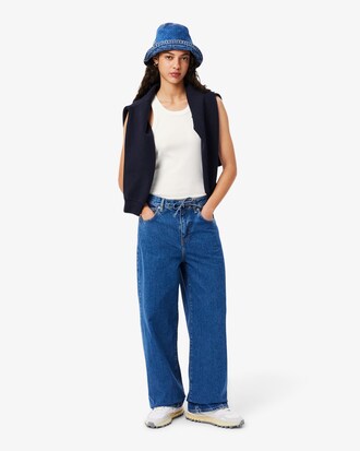 D&eacute;bardeur slim fit coton c&ocirc;tel&eacute;