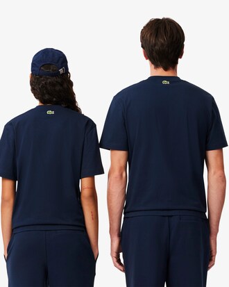 T-shirt coton imprimé signature