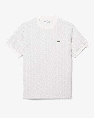 T-shirt jacquard monogramme