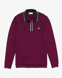 Polo regular fit Lacoste en piqué de coton à manches longues