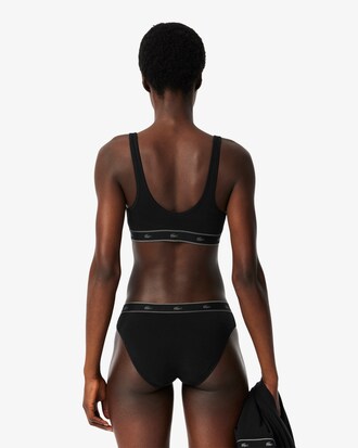 Brassi&egrave;re triangle rembourr&eacute;e coton stretch