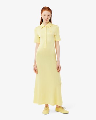 Robe col polo Piqué Défilé