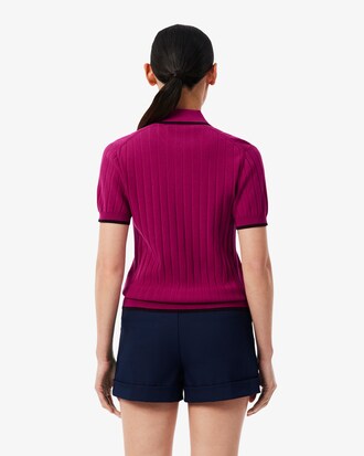 Pull Golf col polo manches courtes