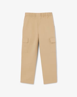 Pantalon cargo gabardine légère de coton