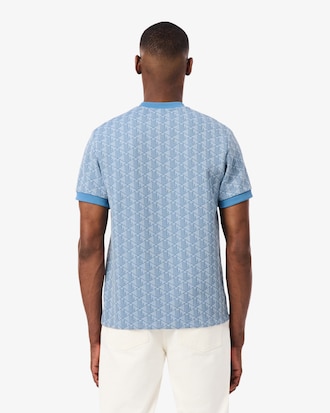T-shirt jacquard monogramme