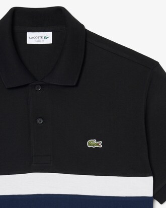 Polo Petit Piqu&eacute; color-block classic fit