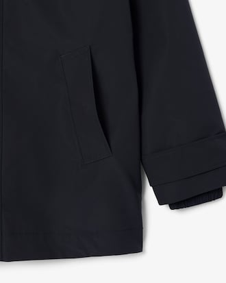 Parka à capuche mi-longue déperlante