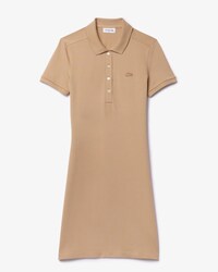 Robe polo slim fit en mini Piqu&eacute; stretch