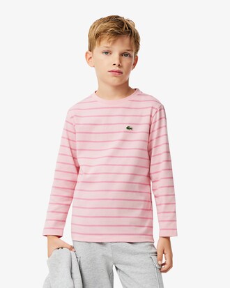 T-shirt manches longues coton épais rayé