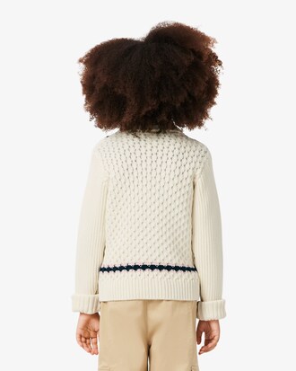 Pull sans manches col V coton