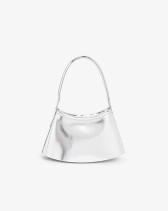Petit sac Lenglen miroir en cuir